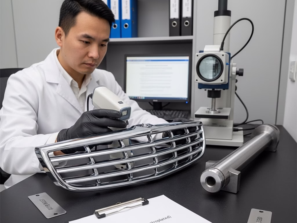 Certification Documents And Quality Standards For Chrome Plating Processes.