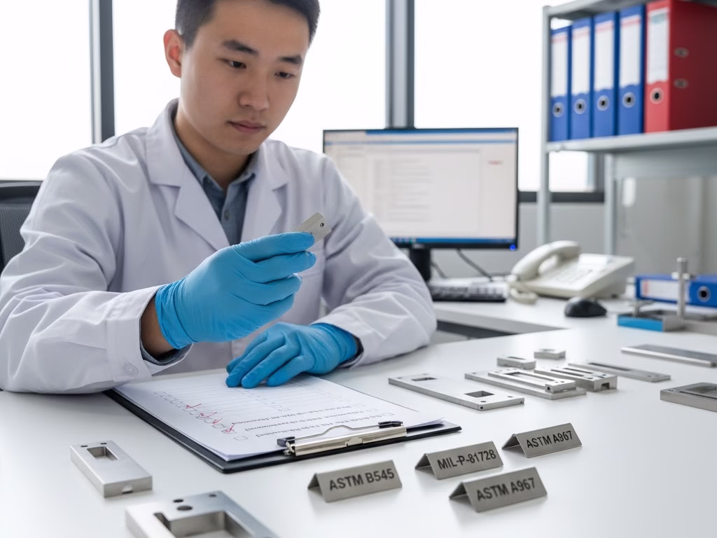 Certification Documents For Tin And Passivation Standards (astm B545, Mil P 81728, Astm A967).