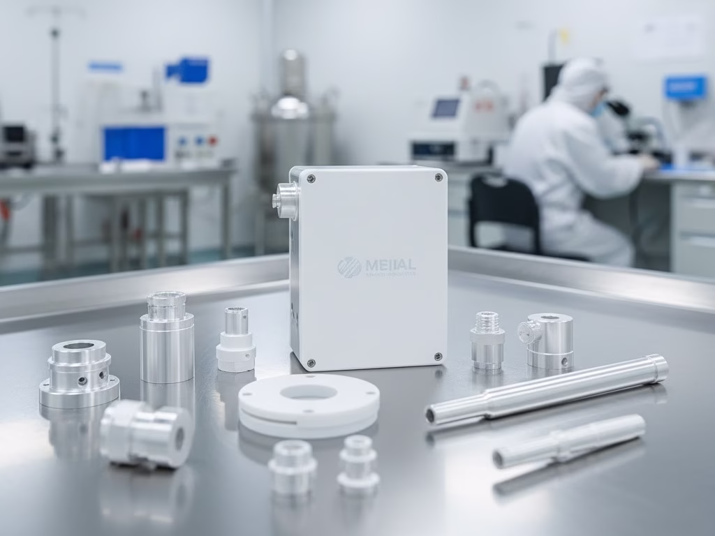 Sterile, Clear Type Ii Anodized Cnc Aluminum Parts For Medical Devices.