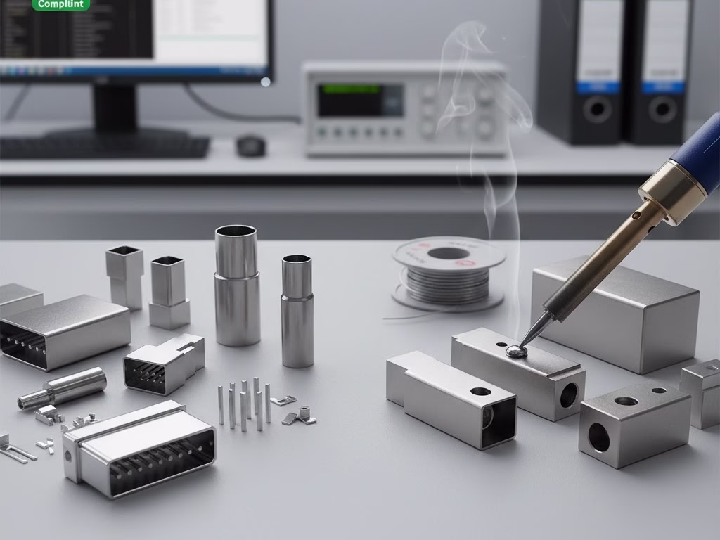 Tin Plated Terminals And Electronic Connectors For Excellent Solderability.