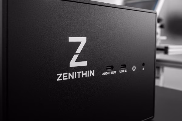 Custom Black Powder Coated Enclosure With Precision White Epoxy Silk Screened Logo.